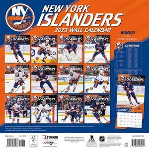 calendrier islanders new york